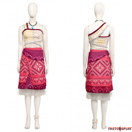 Disney Moana Cosplay Costume Deluxe Dress