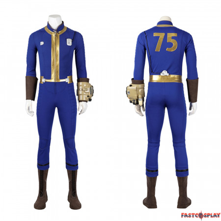 Fallout 4 Sole Survivor No.75 Sheltersuit Cosplay Costume