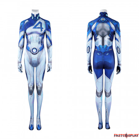 Fantastic Four Invisible Woman Cosplay Jumpsuit