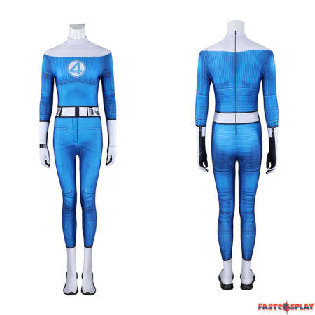 Fantastic Four Invisible Woman Susan Storm Cosplay Jumpsuit