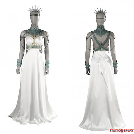 Final Fantasy VII Rebirth Golden Butterfly Park Female Cosplay Dress