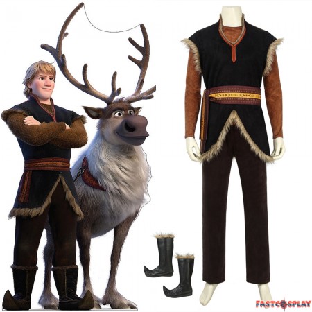 Frozen 2 Kristoff Cosplay Costume