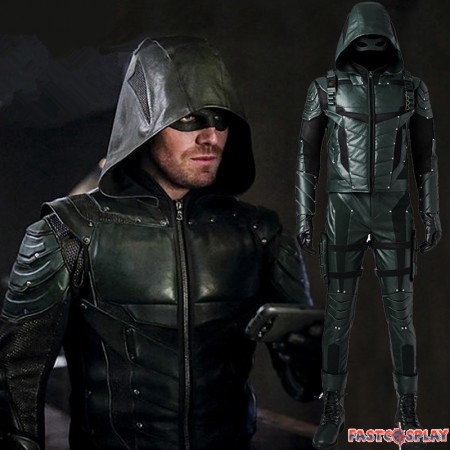 Arrow Season 5 Oliver Queen Arrow Cosplay Costume