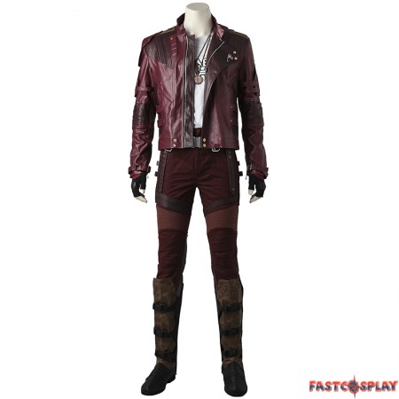 Guardians Of The Galaxy 2 Star Lord Cosplay Costume Deluxe Outfit