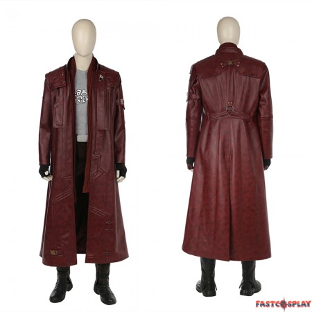 Guardians of the Galaxy 2 Star Lord Costume Long Coat Version