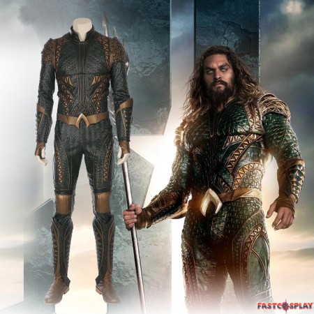 Justice League Aquaman Orin Arthur Curry Cosplay Costume Deluxe