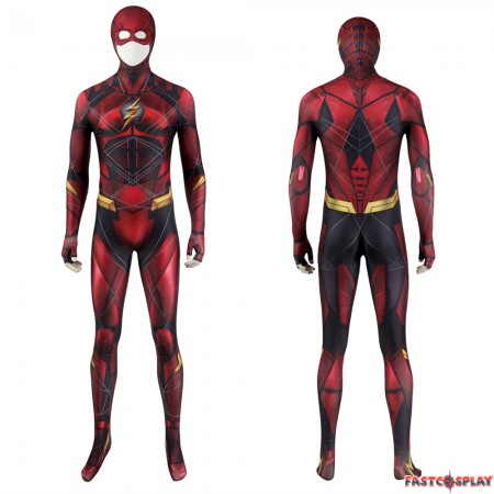 Justice League Barry Allen The Flash Cosplay Jumpsuit