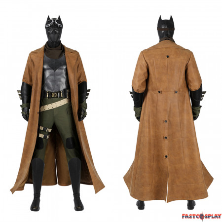 Justice League Nightmare Batman Bruce Wayne Cosplay Costume