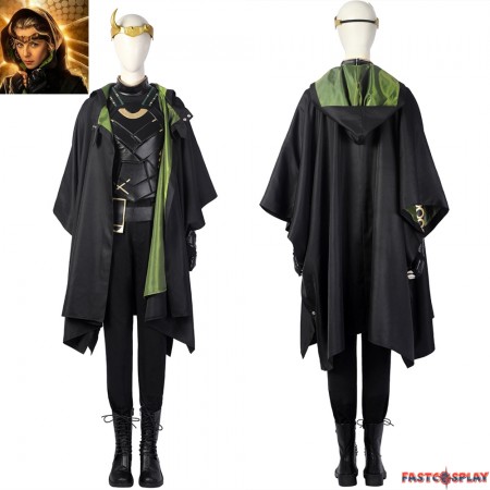 Loki Season 1 Sylvie Variant Cosplay Costume