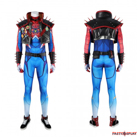 Marvel Rivals Spider Punk 2099 Cosplay Costume