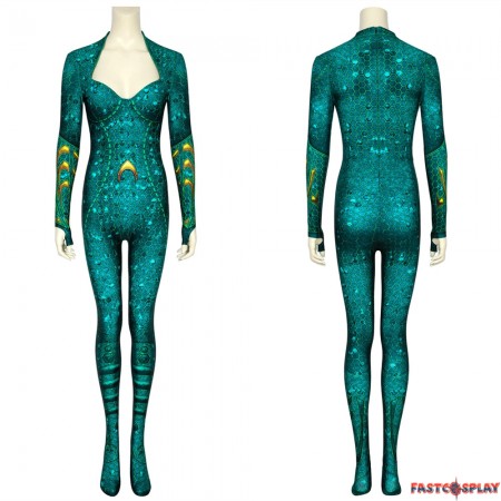 Movie Aquaman Mera 3D Cosplay Jumpsuit