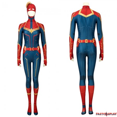 Movie Captain Marvel 3D Cosplay Jumpsuit