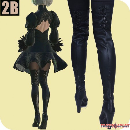 NieR: Automata 2B Boots No.2 Type B Cosplay Shoes