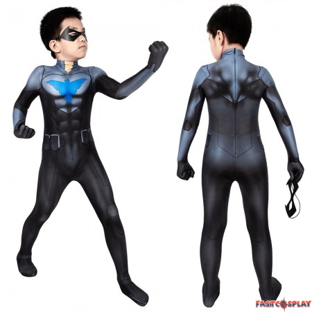 Nightwing Son of Batman Kids 3D Jumpsuit