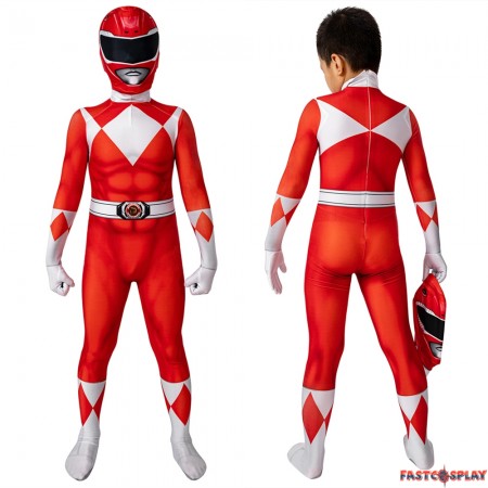 Power Rangers Jason Red Ranger Kids 3D Jumpsuit