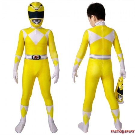 Power Rangers Trini Kwan Yellow Ranger Kids 3D Jumpsuit