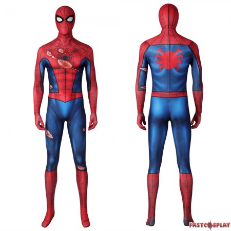 PS5 Spider-Man Classic Suit Damaged Version Jumpsuit