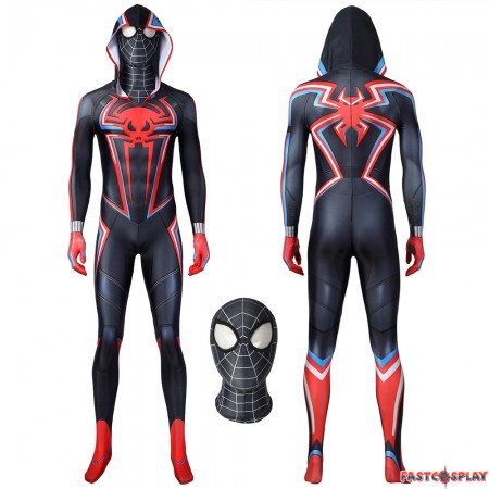 PS5 Spider-Man Miles Morales 2099 Suit Cosplay Jumpsuit