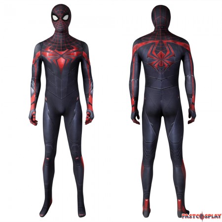 PS5 Spider-Man Miles Morales Advanced Tech Suit Cosplay Jumpsuit