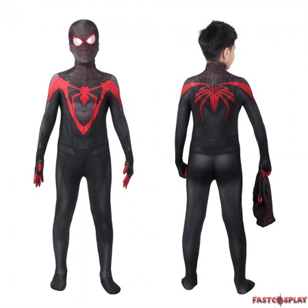 PS5 Spider-Man Miles Morales Suit V2 Kids Jumpsuit