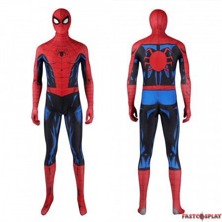 PS5 Spider-Man Vintage Comic Book Suit Jumpsuit