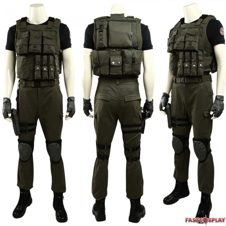 Resident Evil 3 Remake Carlos Oliveira Cosplay Costume