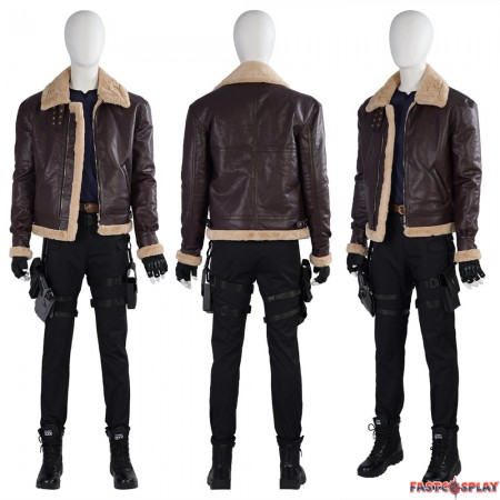 Resident Evil 4 Remake Leon Cosplay Costume