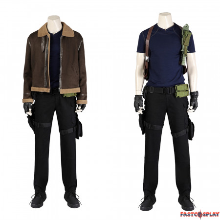 Resident Evil 4 Remake Leon S. Kennedy Cosplay Costumes