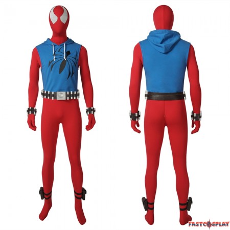 Scarlet Spider Ben Reilly Cosplay Costume