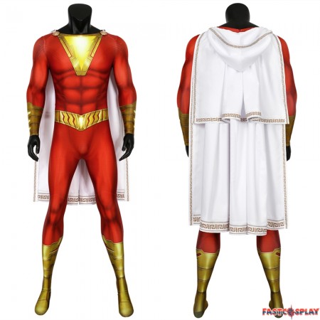 Shazam Billy Baston 3D Cosplay Jumpsuit