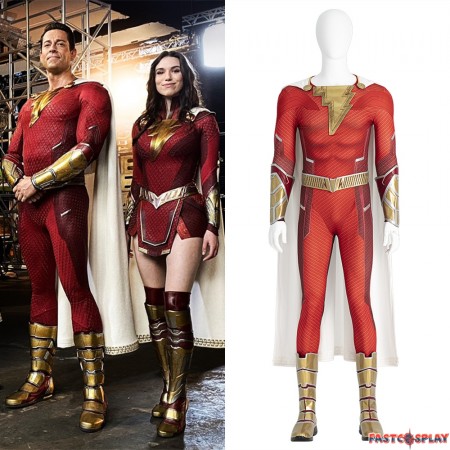 Shazam Fury of the Gods Shazam Cosplay Costume