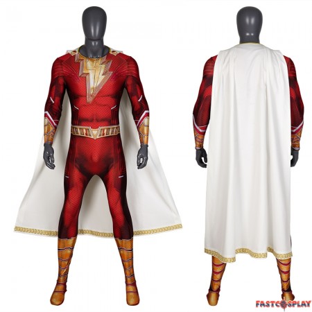 Shazam Fury of the Gods Shazam Cosplay Jumpsuit