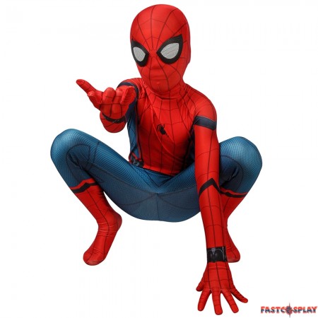 Spider-Man Classic Kids 3D Zentai Jumpsuit