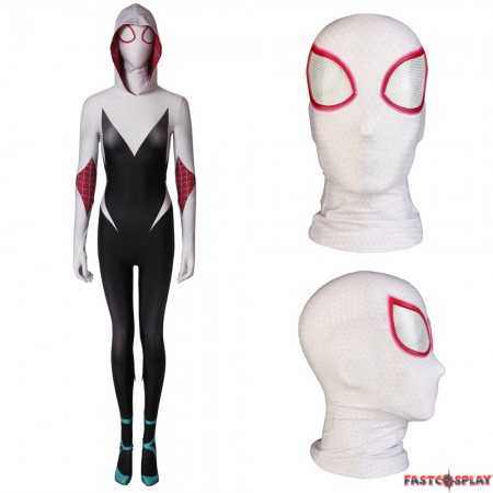 Spider-Man Into the Spider-Verse Gwen 3D Zentai Jumpsuit