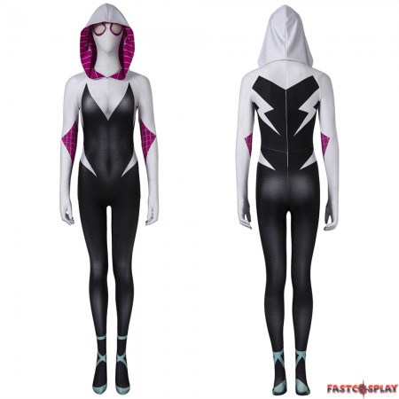 Spider-Man Into The Spider-Verse Gwen Stacy 3D Zentai Jumpsuit