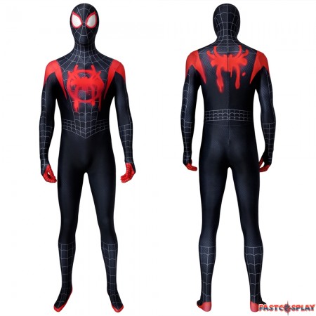 Spider-Man Into the Spider-Verse Miles Morales 3D Jumpsuit Zentai