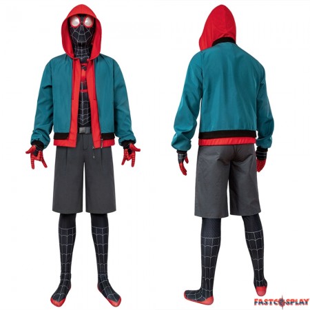 Spider-Man Into the Spider-Verse Miles Morales Cosplay Suit