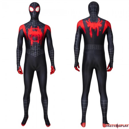 Spider-Man Into the Spider-Verse Miles Morales Zentai 3D Jumpsuit