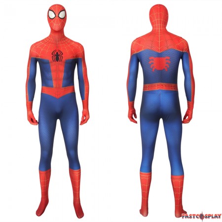 Spider-Man Into the Spider-Verse Peter Parker 3D Zentai Jumpsuit