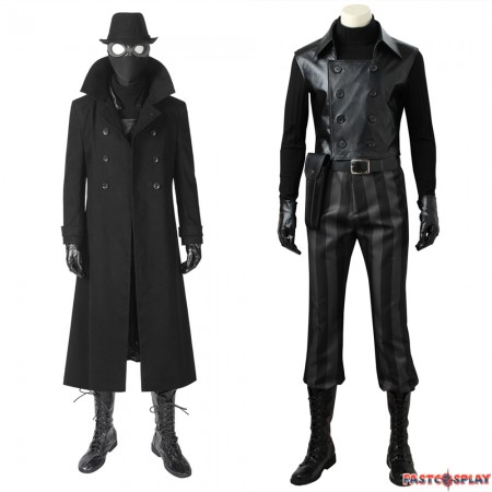 Spider-Man into the Spider-Verse Spider Man Noir Cosplay Costume