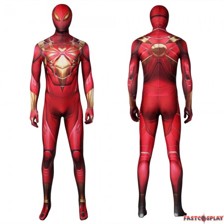 Spider-Man Iron Spider Armor Cosplay Jumpsuit