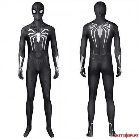 Spider-Man Miles Morales Symbiote Black Suit Jumpsuit