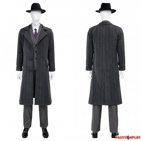 Spider-Man Noir Peter Parker Suit Cosplay Costume