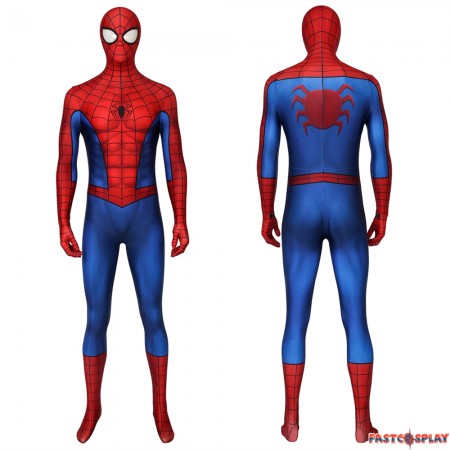 Spider-Man PS4 Classic 3D Jumpsuit Zentai Repaired Version