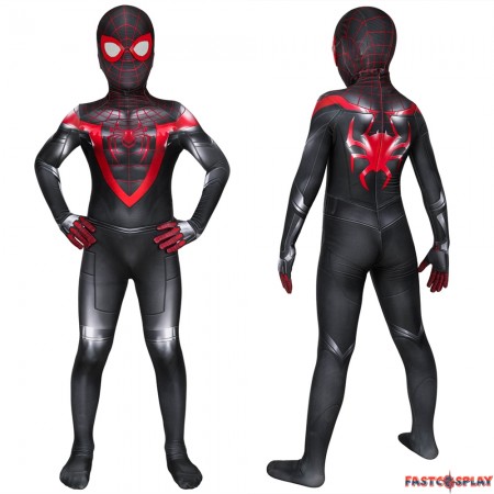 Spider-Man PS5 Miles Morales Kids 3D Jumpsuit
