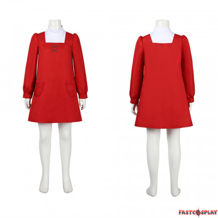 Spy x Family Code: White Anya Forger Kids Cosplay Costume