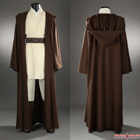 Star Wars Attack of the Clones Obi-Wan Kenobi Cosplay Costume