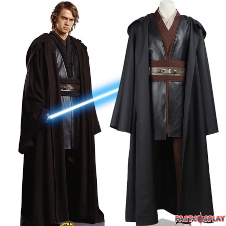 Star Wars II Attack of the Clones Anakin Skywalker Cosplay Costume