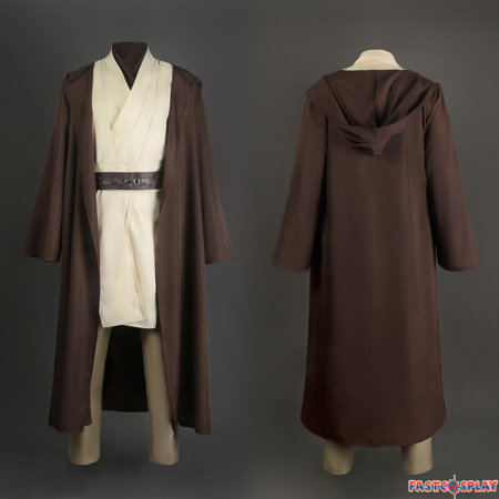 Star Wars Revenge of The Sith Obi-Wan Kenobi Cosplay Costume Economical Version