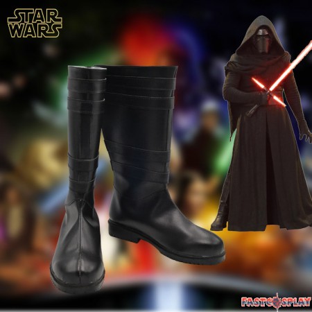 Star Wars The Force Awakens Kylo Ren Ben Solo Cosplay Boots